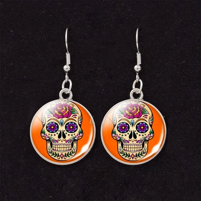 Boucles d'Oreilles Santa Muerte