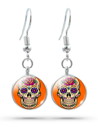 Thumbnail for Boucles d'Oreilles Santa Muerte