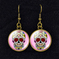 Thumbnail for Boucles d'Oreilles Crâne Mexicain