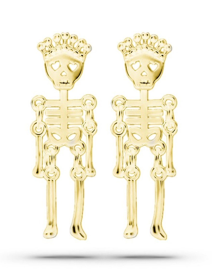 Boucles d'Oreilles Squelette