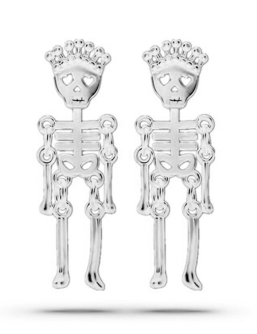 Boucles d'Oreilles Squelette