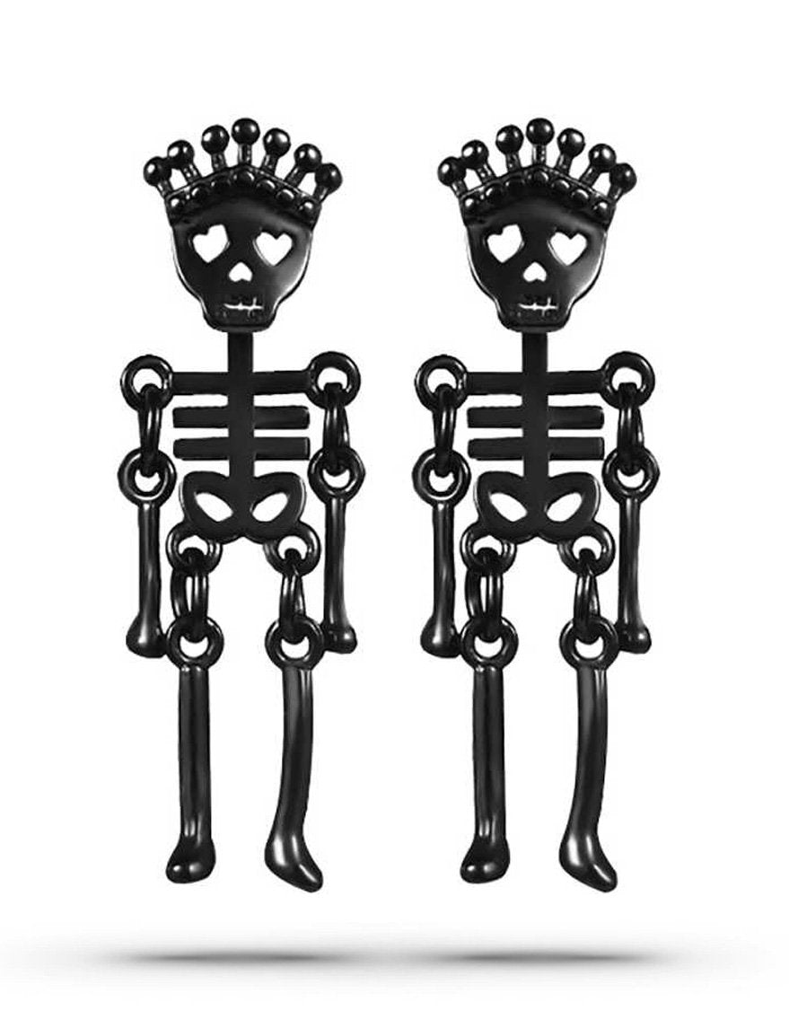 Boucles d'Oreilles Squelette