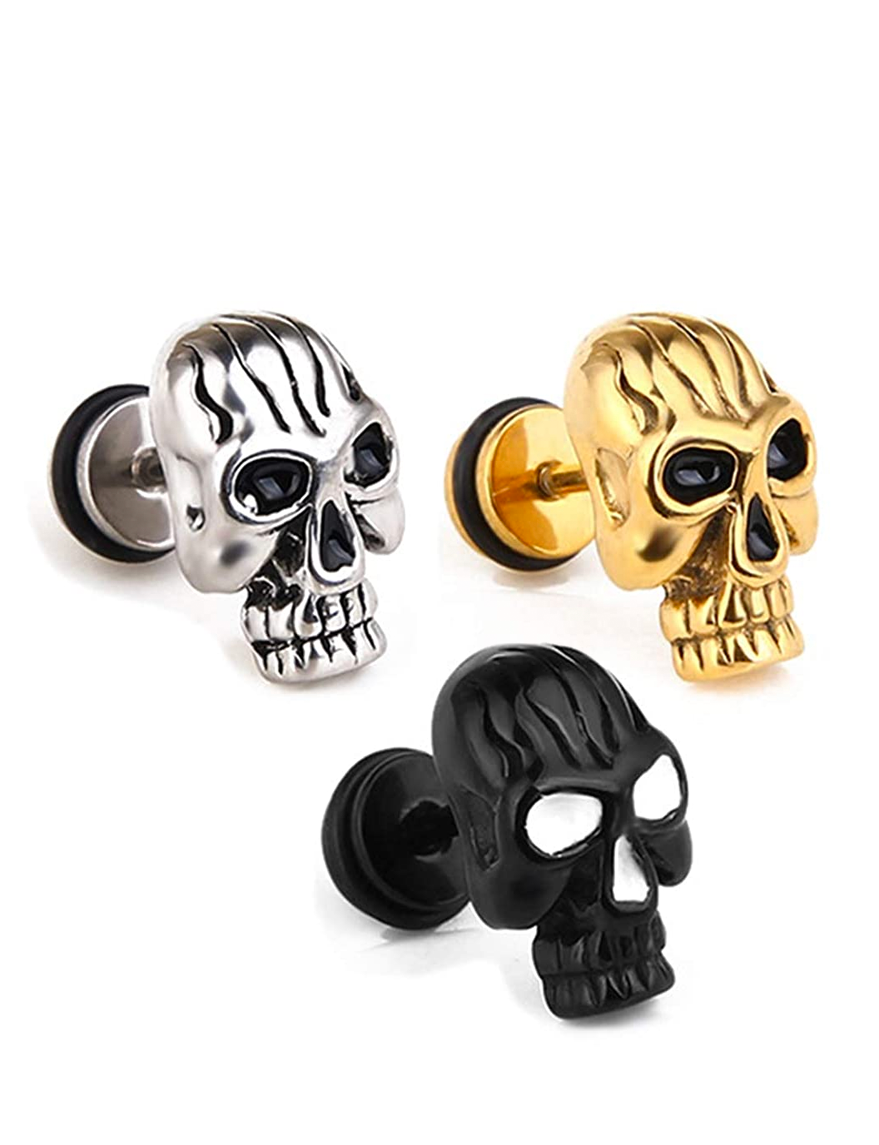 Boucles d'Oreilles Skull