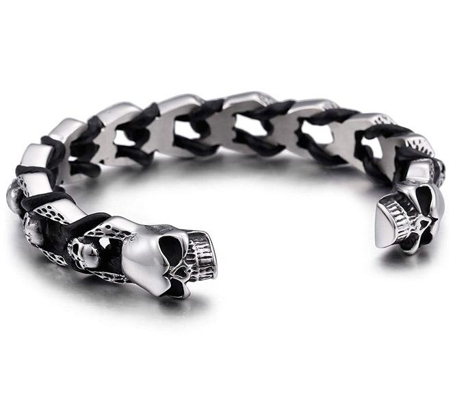 Bracelet Motard Homme (Acier)