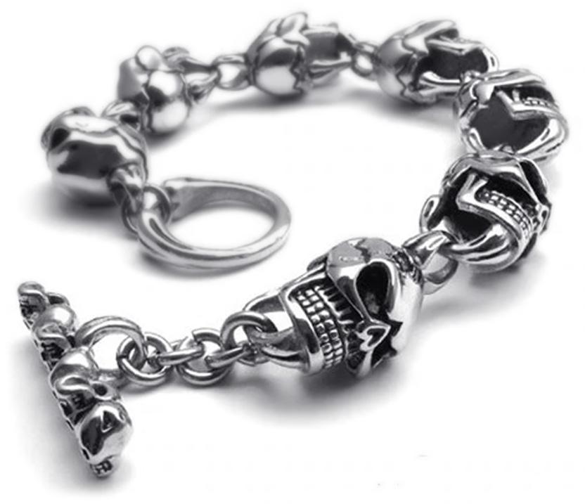 Bracelet Punk Rock (Argent)