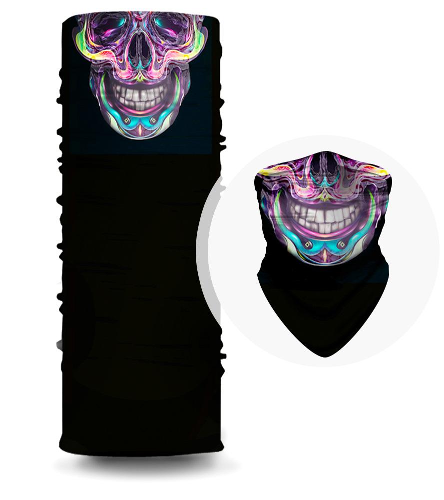 Cache-Cou Tête de Mort <br/> Multicolore