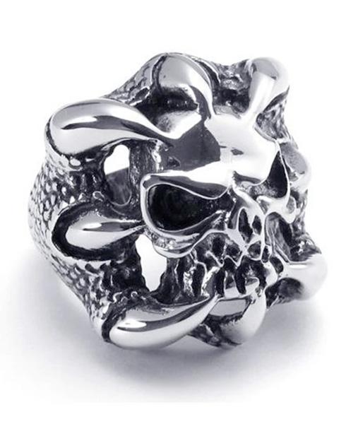 Bague Griffe de Dragon (Acier)