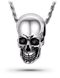 Thumbnail for Collier Skull Homme (Argent)