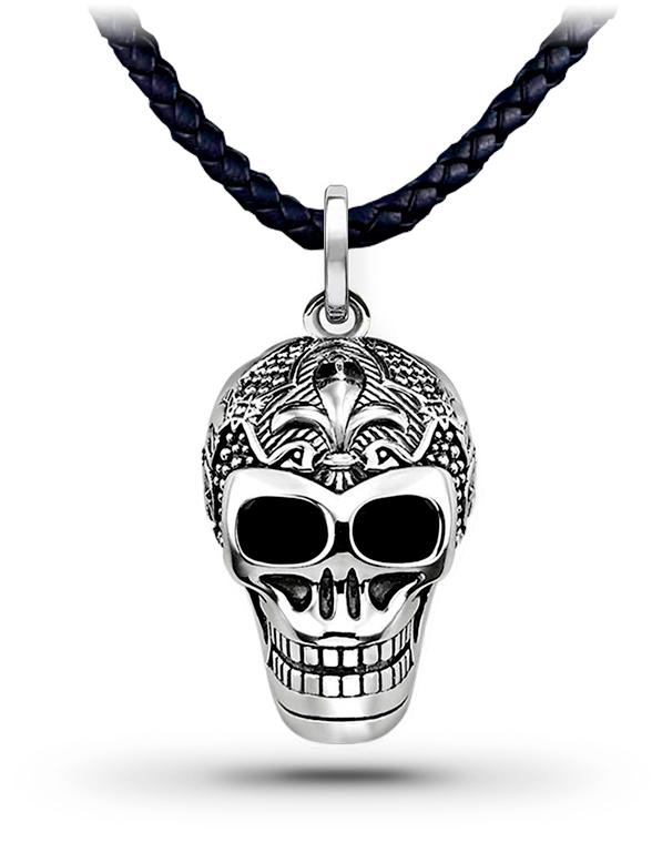 Collier Tête de Mort (Argent)