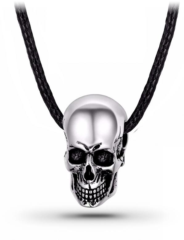 Collier Tête de Mort (Argent)