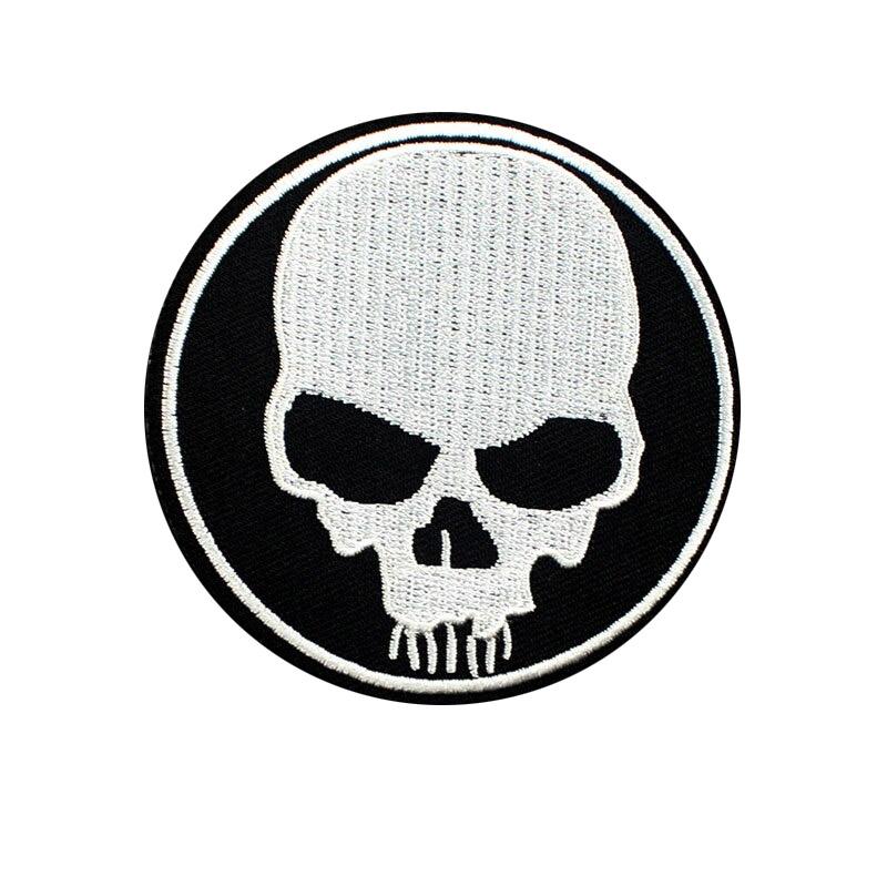 Écusson Tête de Mort Barbue