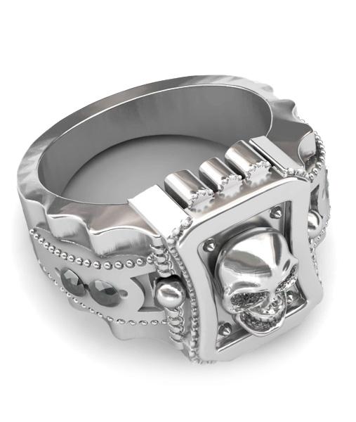 Chevalière Gothique (Acier)