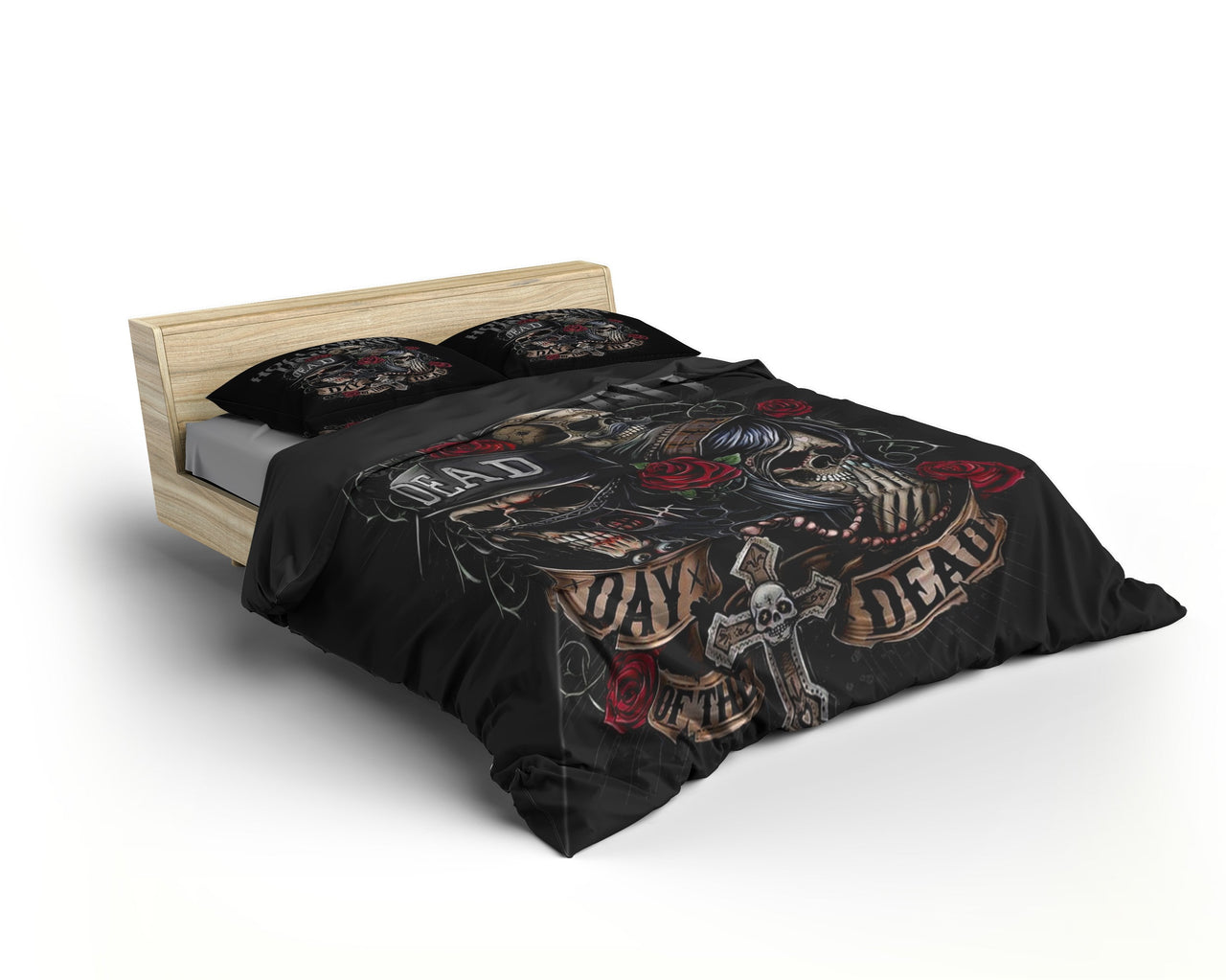 Housse de Couette Tête de Mort Design