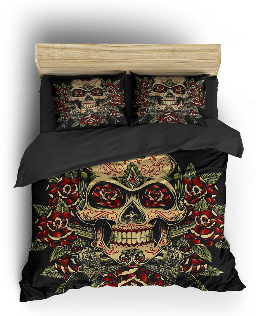 Housse de Couette Tête de Mort