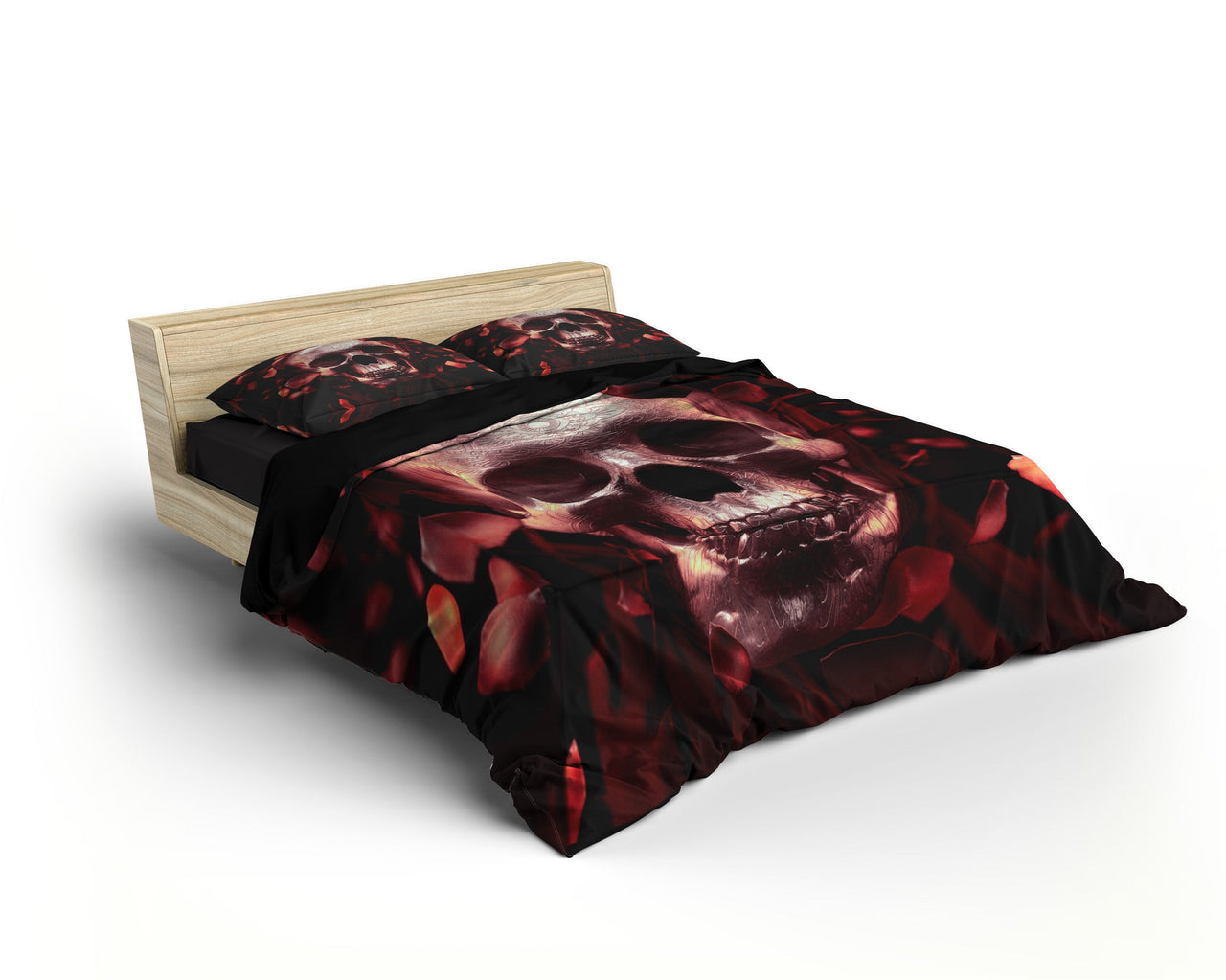 Housse de Couette Tête de Mort Romantique