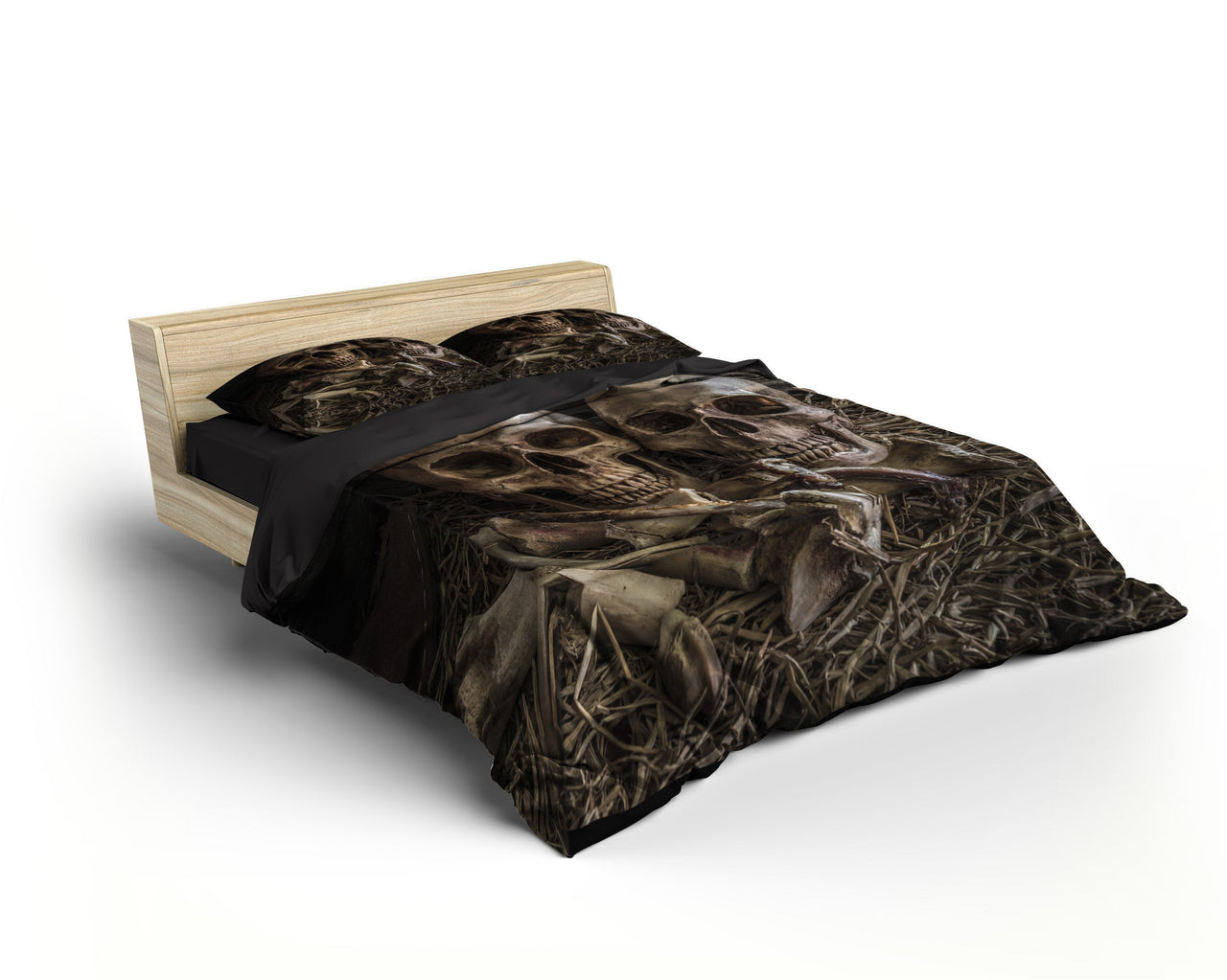 Housse de Couette Tête de Mort Cowboy