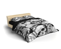 Thumbnail for Housse de Couette Tête de Mort Noir et Blanc
