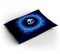 Thumbnail for Housse de Couette Tête de Mort Bleue