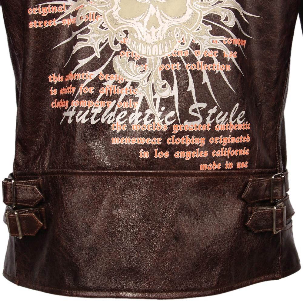 Veste Tête de Mort <br/> Biker (Cuir)