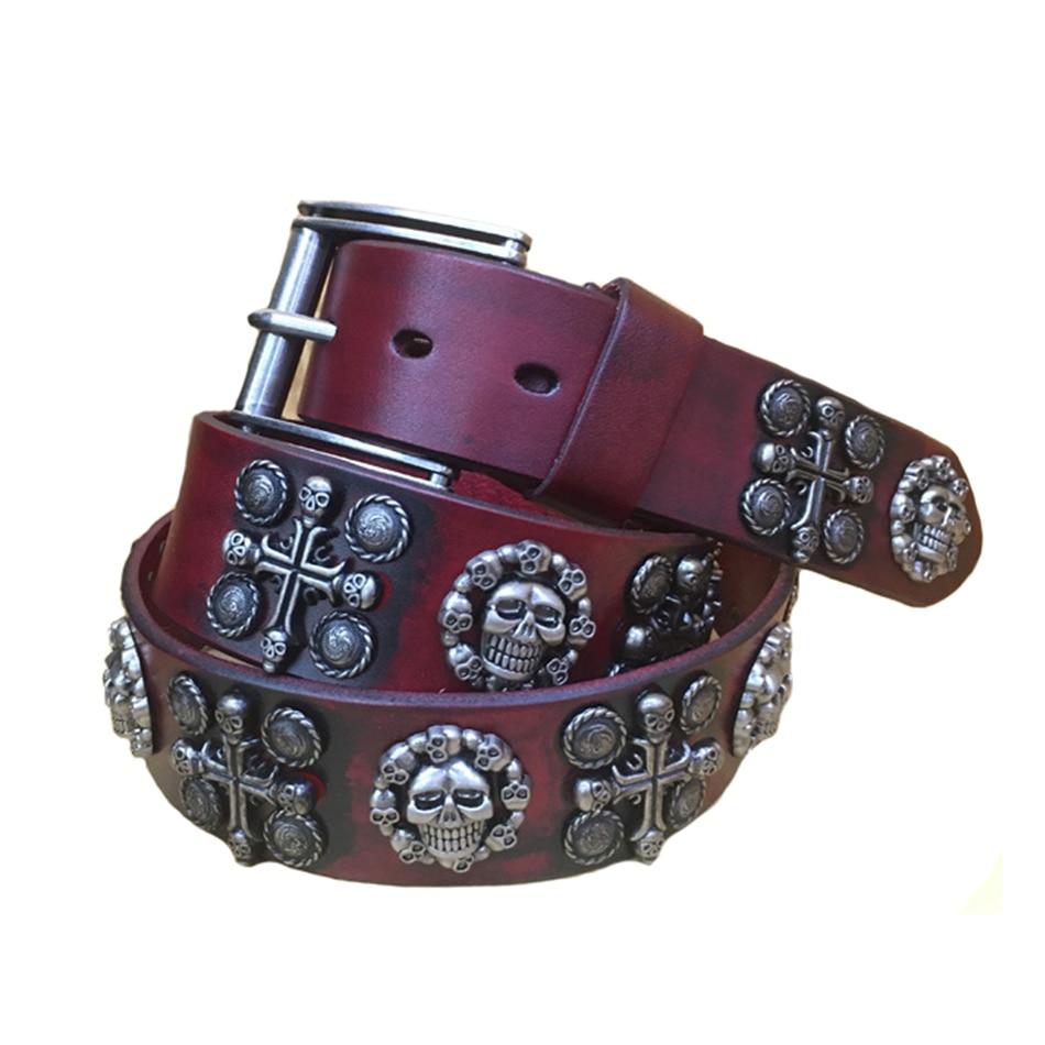 Ceinture Tête de Mort <br/> Croix