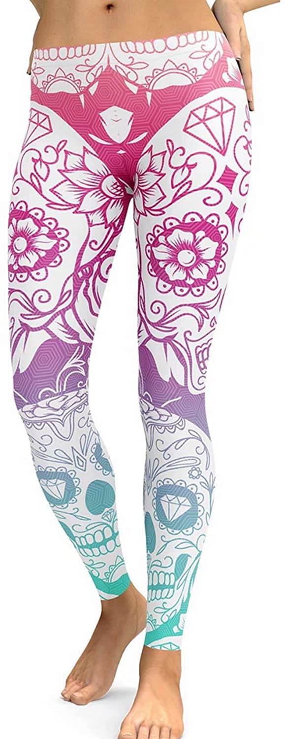 Legging Tête de Mort <br/> Mexicaine Dessin
