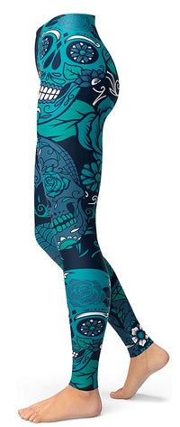 Thumbnail for Legging Crâne Mexicain