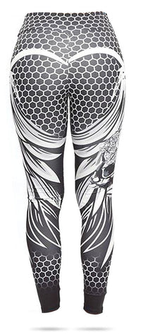 Thumbnail for Legging Crâne Fleuri