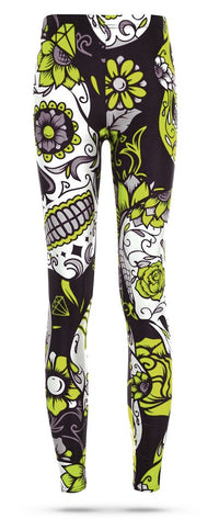 Thumbnail for Legging Crâne Mexicain Calavera