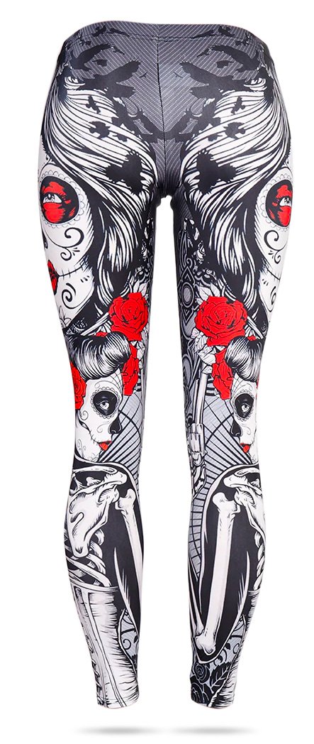 Legging Tête de Mort <br/> Santa Muerte