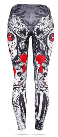 Thumbnail for Legging Tête de Mort <br/> Santa Muerte