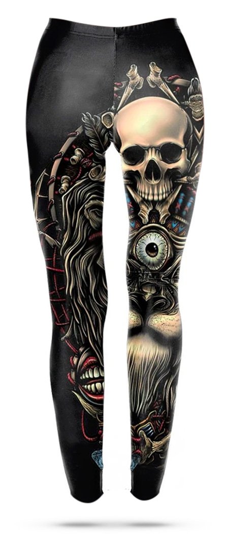 Legging Tête de Mort <br/>Lion