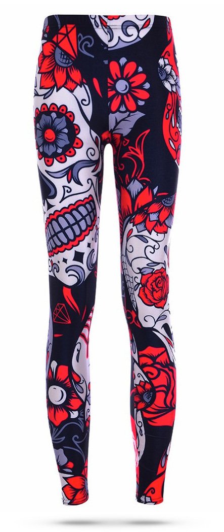 Legging Tête de Mort <br/>Mexicaine Vintage