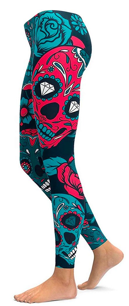 Legging Tête de Mort <br/> Mexicaine