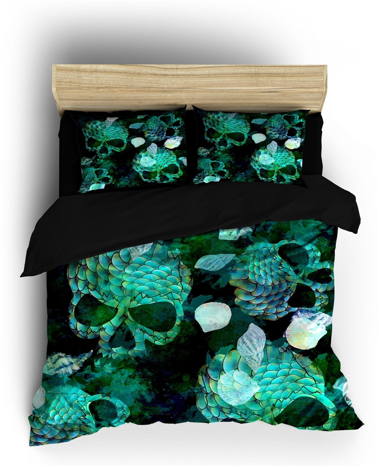 Housse de Couette Tête de Mort Serpent