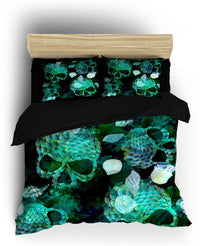 Thumbnail for Housse de Couette Tête de Mort Serpent