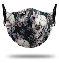 Thumbnail for Masque Tête de Mort et Fleurs