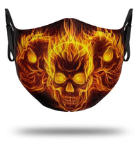 Thumbnail for Masque Tête de Mort <br/> En Flammes