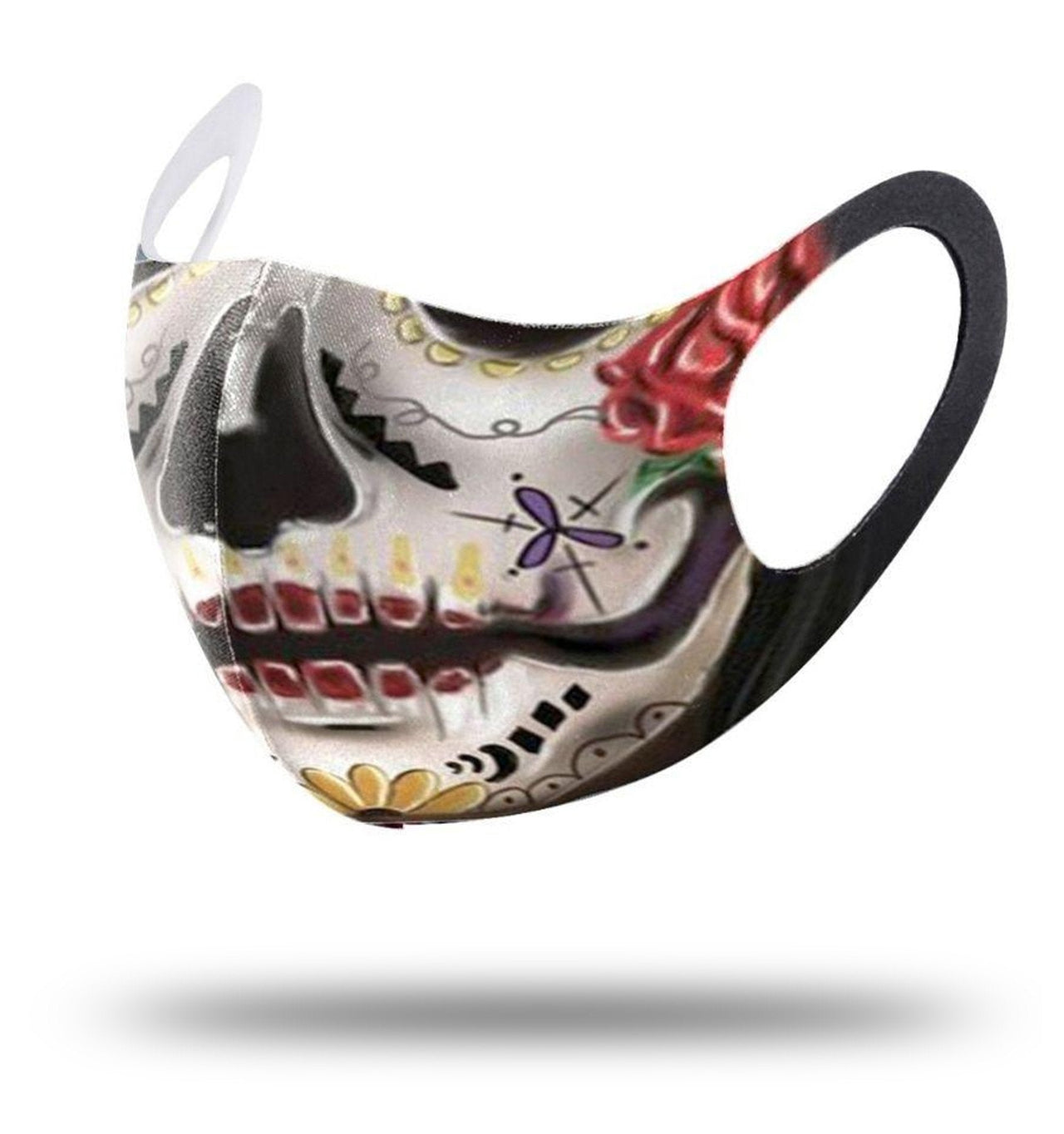 Masque Tête de Mort <br/> Femme Mexicaine Maquillage