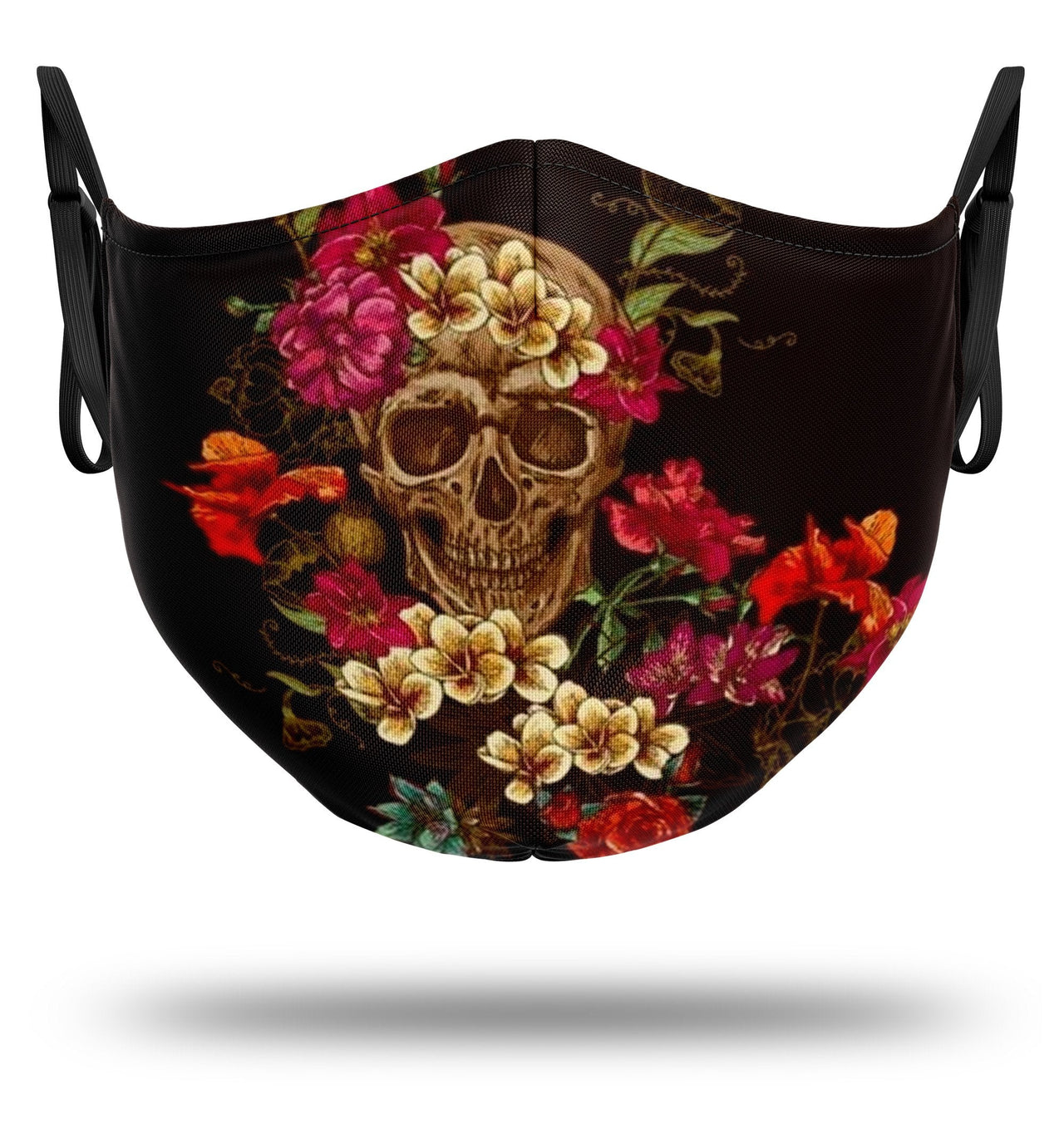 Masque Tête de Mort <br/> Avec Roses