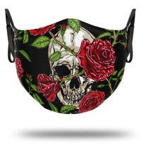 Thumbnail for Masque Tête de Mort <br/> Et Roses