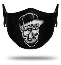 Thumbnail for Masque Tête de Mort <br/> Noir et Blanc