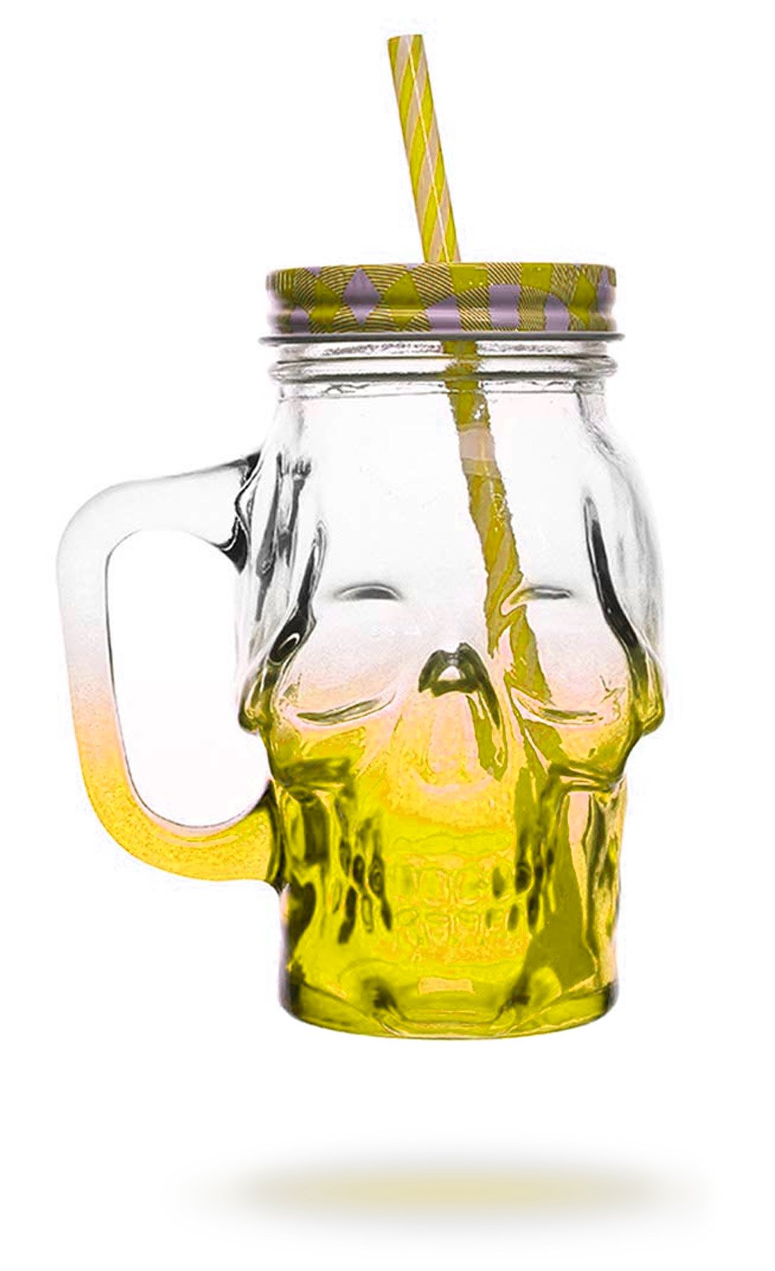 Mug Tête de Mort Jaune