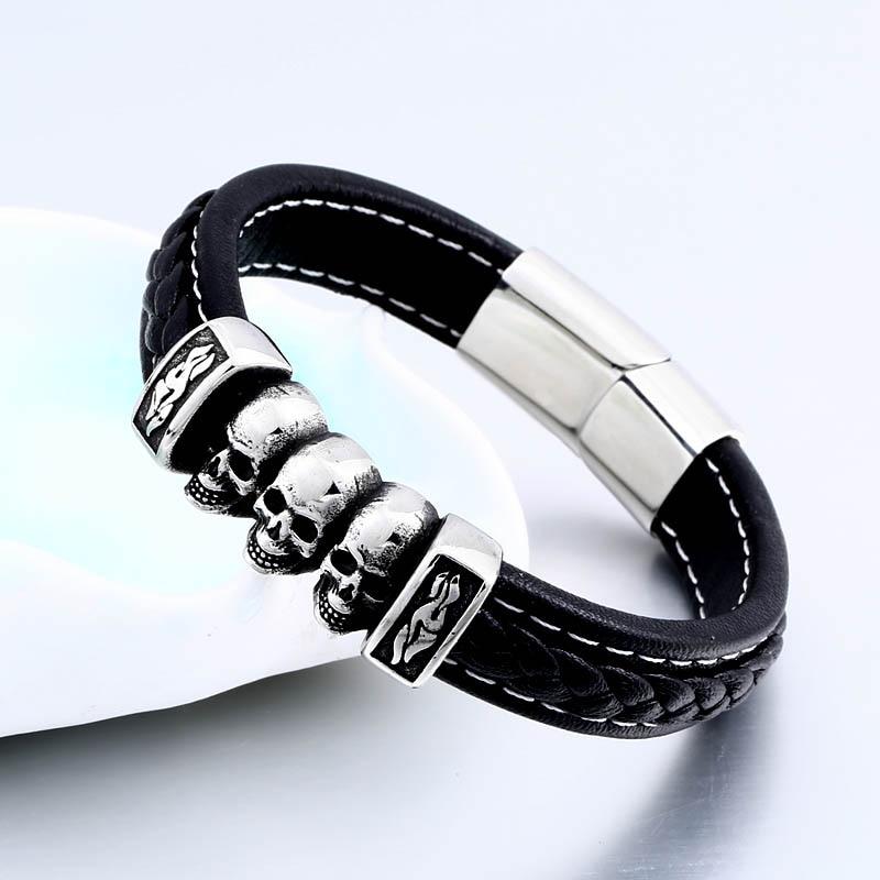 Bracelet Viking (Cuir)