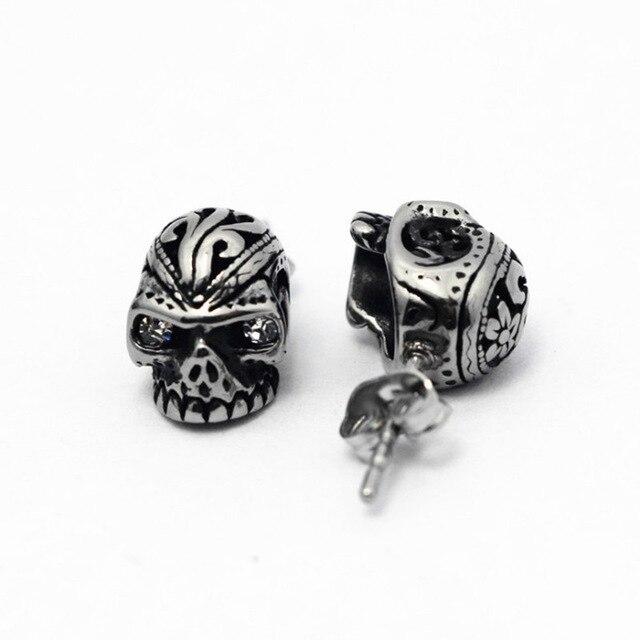 Boucles d'Oreilles Crâne Diable