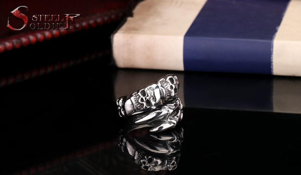 Bague Griffe de Dragon (Acier)