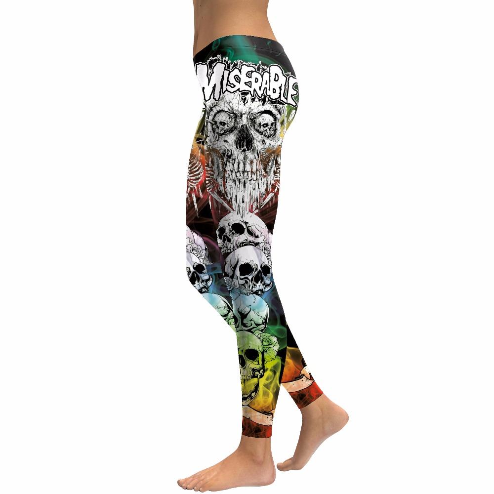 Legging Tête de Mort <br/> Colorée