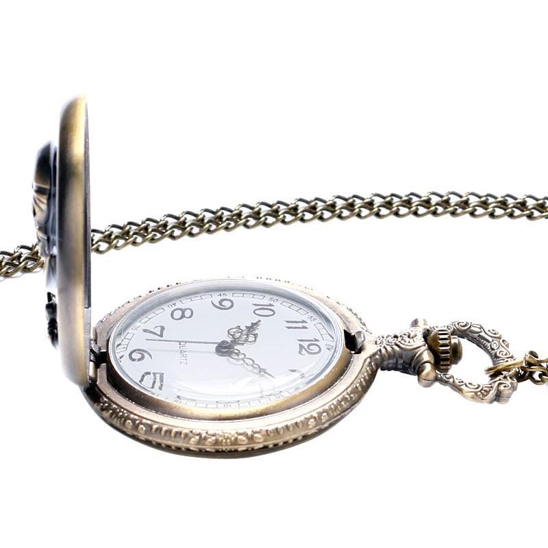 Montre à Gousset Skull <br/> Sabres de Pirate