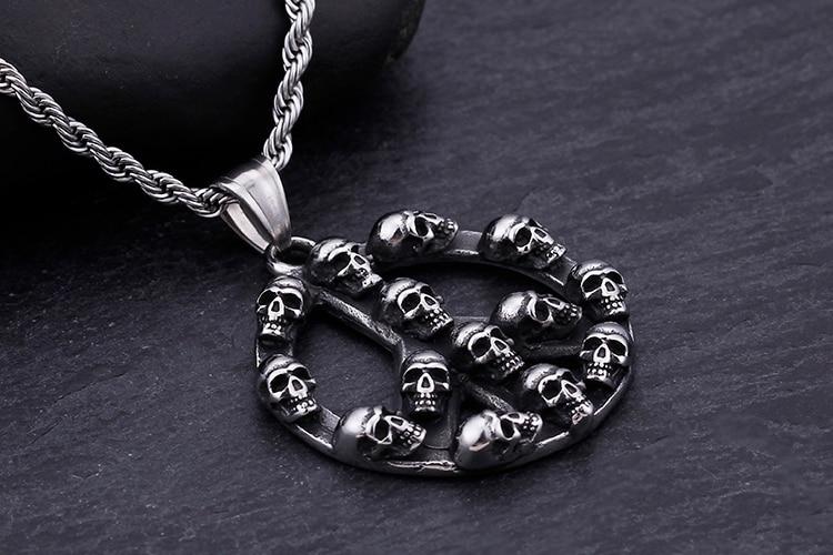 Pendentif Peace and Love (Acier)