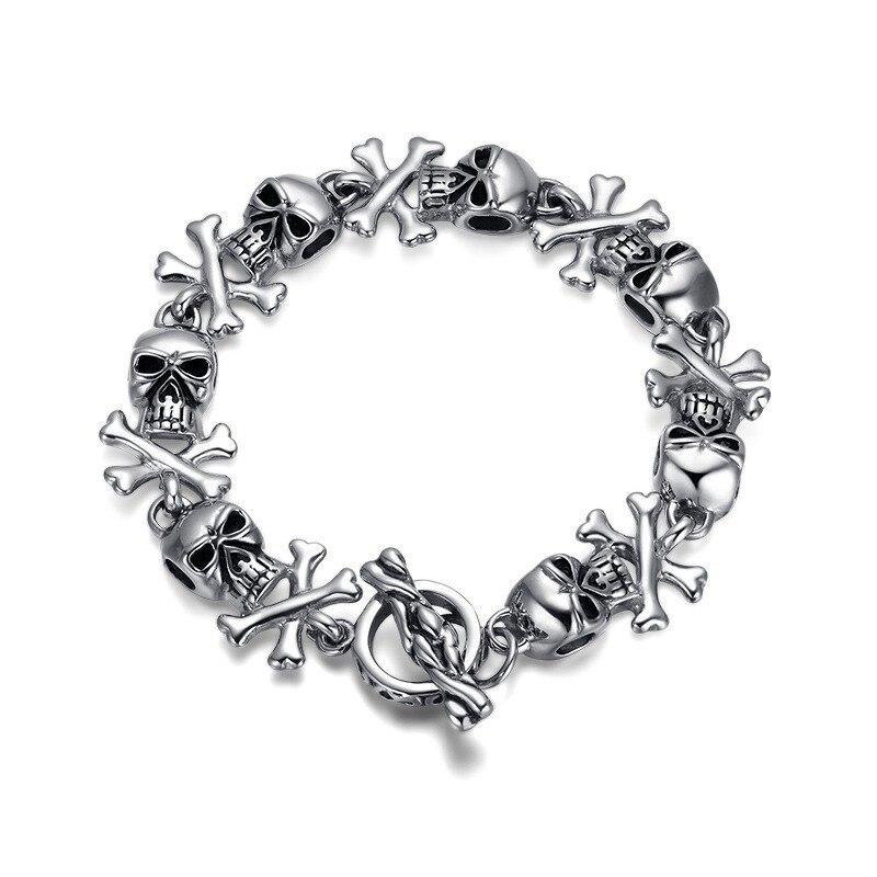 Bracelet Pirate Skull (Acier)