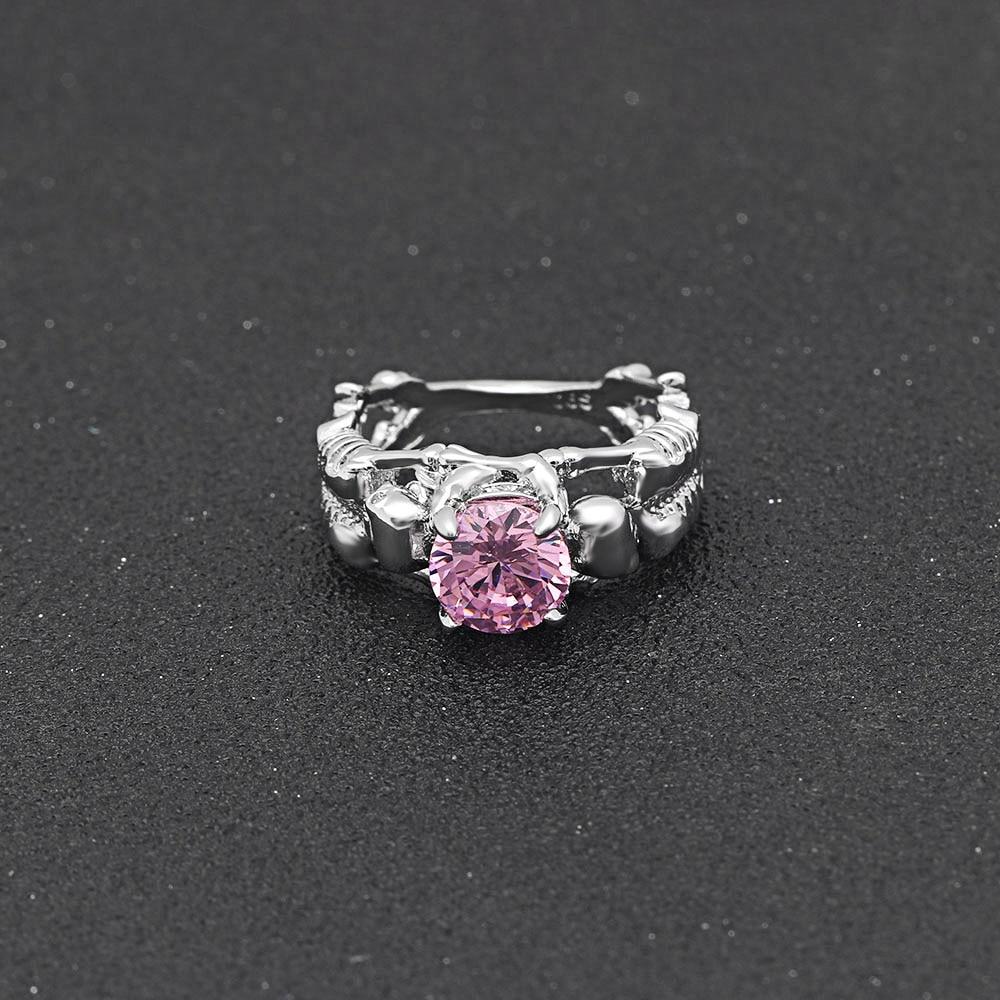 Bague Squelette Diamant (Acier)